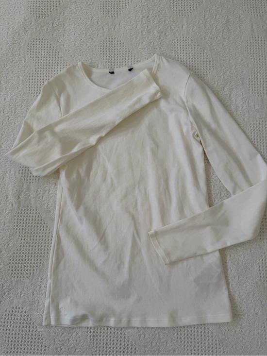 Polo Ralph Lauren Tops - Polo by Ralph Lauren Off-White Crewneck Long Sleeve Top